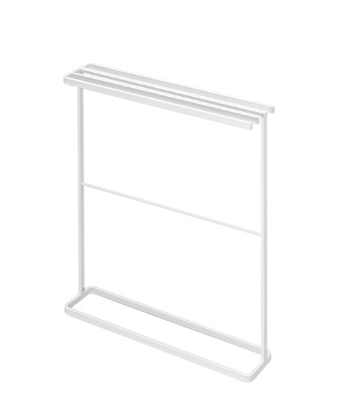 BIRTHDAY BAR（バースデイバー）の「tower 横から掛けられるバスタオルハンガー スリム（ランドリーグッズ・レディース・ホワイト・フリー）」の2枚目の写真