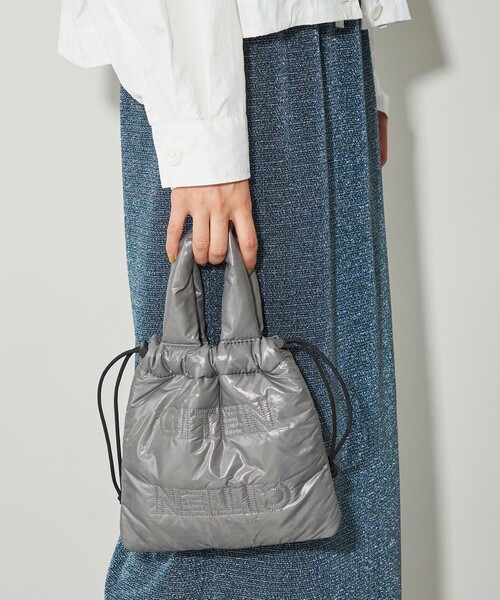 CITEN（シテン）の「＜CITEN＞CITENステッチパデッドトートS（トートバッグ・レディース・グレー/ライトブルー/ベージュ・FREE）」の2枚目の写真