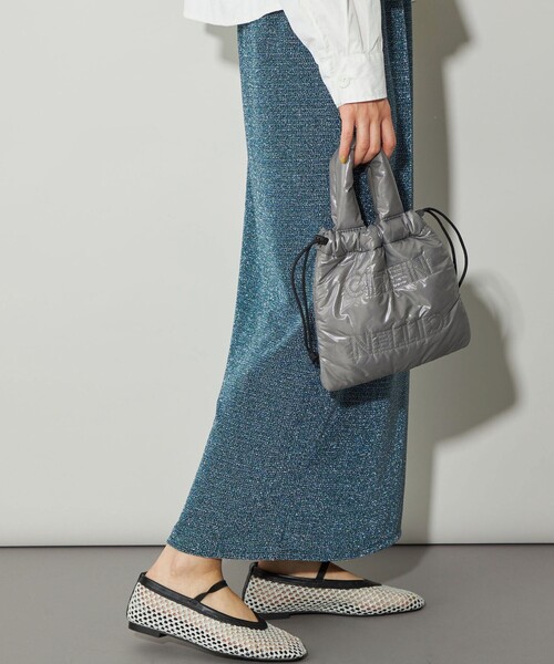 CITEN（シテン）の「＜CITEN＞CITENステッチパデッドトートS（トートバッグ・レディース・グレー/ライトブルー/ベージュ・FREE）」の5枚目の写真