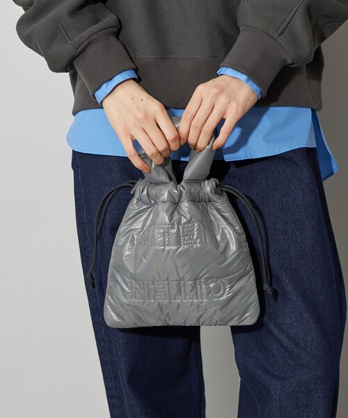 CITEN（シテン）の「＜CITEN＞CITENステッチパデッドトートS（トートバッグ・レディース・グレー/ライトブルー/ベージュ・FREE）」の7枚目の写真