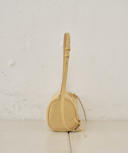 【500mlペットボトル収納可】レースアップデザインサークルバッグ（ショルダーバッグ）｜Chico（チコ）