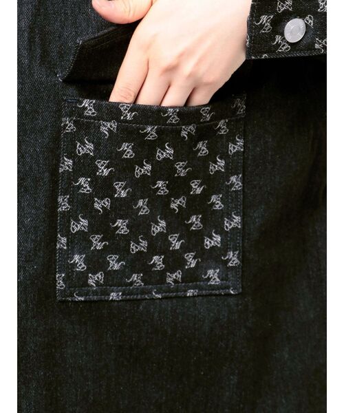 EATME（イートミー）の「BIGシルエットデニムジャケット（デニムジャケット・レディース・ライトブルー/ブラック・FREE）」の9枚目の写真