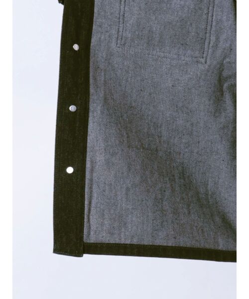 EATME（イートミー）の「BIGシルエットデニムジャケット（デニムジャケット・レディース・ライトブルー/ブラック・FREE）」の10枚目の写真