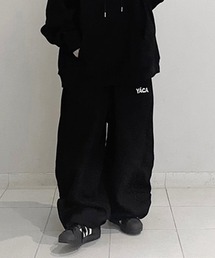 YACA（ヤーカ）の「Embroidery Logo Sweat PT/エンブロイダリーロゴスウェットパンツ【unisex item】（スウェットパンツ）」