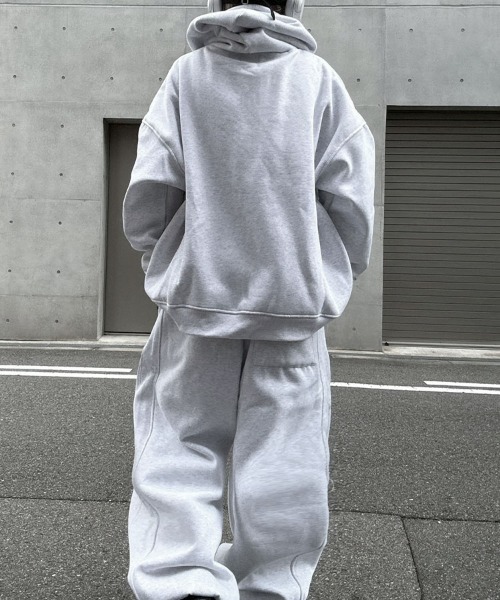 YACA(ヤーカ)の「Embroidery Logo Sweat PT/エンブロイダリーロゴスウェットパンツ【unisex item】(スウェットパンツ・レディース・アイボリー/アッシュグレー/ブラック/グレー・FREE)」の22枚目の写真