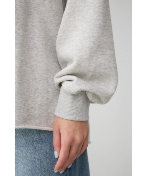 AZUL by moussy（アズールバイマウジー）の「ビンテージライクウラケトップス（スウェット・レディース・ピンク/杢グレー/ブラック・MEDIUM/SMALL）」の21枚目の写真