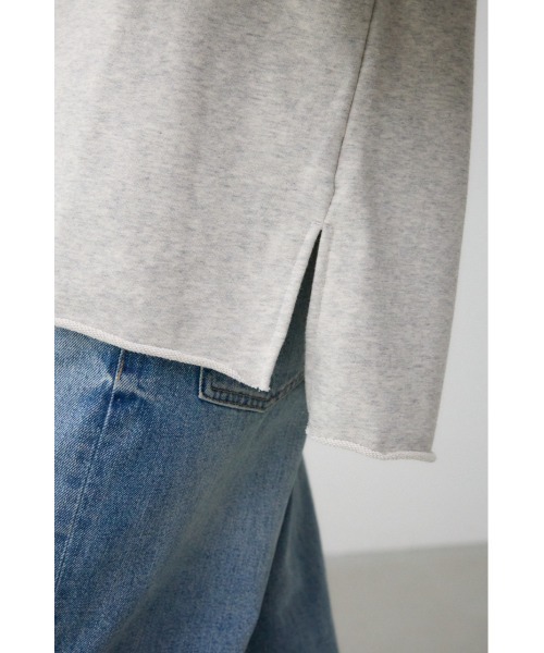 AZUL by moussy（アズールバイマウジー）の「ビンテージライクウラケトップス（スウェット・レディース・ピンク/杢グレー/ブラック・MEDIUM/SMALL）」の22枚目の写真
