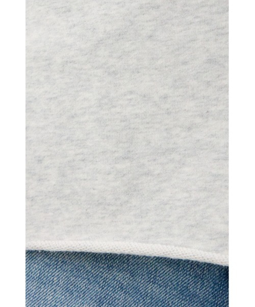 AZUL by moussy（アズールバイマウジー）の「ビンテージライクウラケトップス（スウェット・レディース・ピンク/杢グレー/ブラック・MEDIUM/SMALL）」の15枚目の写真