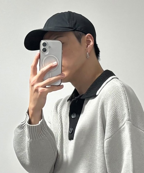 SBG(エスビー)の「SBG ダブルリングフープピアス 片耳(ピアス(片耳用)・メンズ・ブラック/シルバー/ゴールド・FREE)」の11枚目の写真