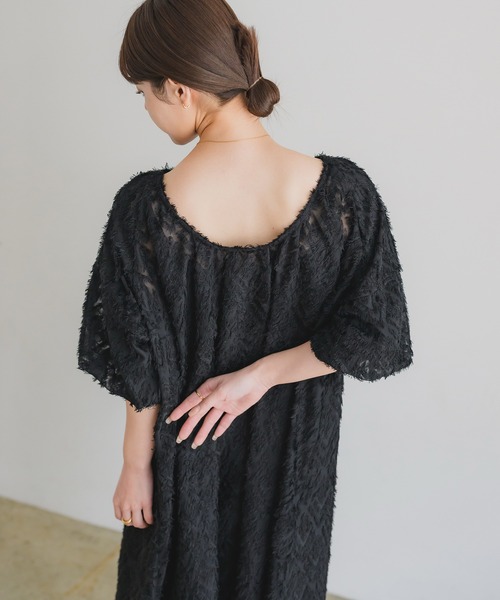 半額以下で買えるクーポン特集 セール】omayu ジャガードワンピース【結婚式/オケージョンに - ワンピース
