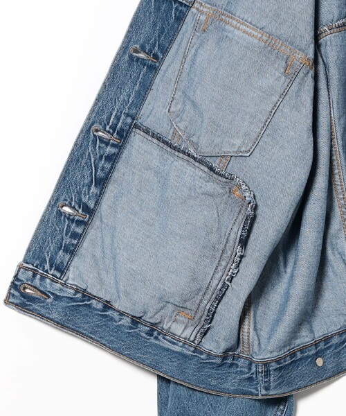 Ray BEAMS（レイビームス）の「LEVI’S(R) / 90S トラッカージャケット（デニムジャケット・レディース・ブルー・SMALL）」の9枚目の写真