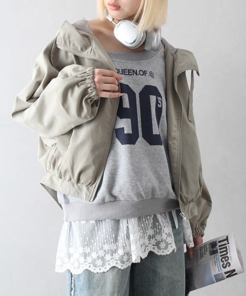 定価2万【着画アリ】Breshライトウェア/ショートパーカー/マウンテンパーカー THE CASUAL｜4wayストレッチ撥水マウンテンパーカージャケット