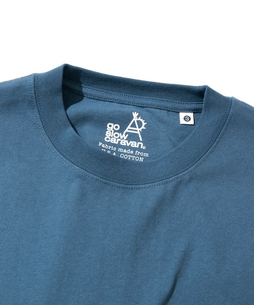 go slow caravan（ゴースローキャラバン）の「USA/C レオパードゲッコー ロングスリーブ TEE（Tシャツ/カットソー・メンズ・ホワイト/ブルー/ラベンダー・SMALL/MEDIUM/LARGE/X-LARGE）」の4枚目の写真