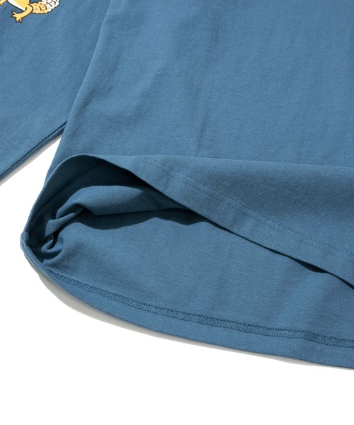 go slow caravan（ゴースローキャラバン）の「USA/C レオパードゲッコー ロングスリーブ TEE（Tシャツ/カットソー・メンズ・ホワイト/ブルー/ラベンダー・SMALL/MEDIUM/LARGE/X-LARGE）」の8枚目の写真