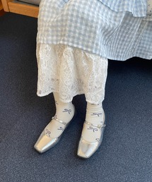 poiregnee | ［select］総柄 リボンソックス(ソックス/靴下)