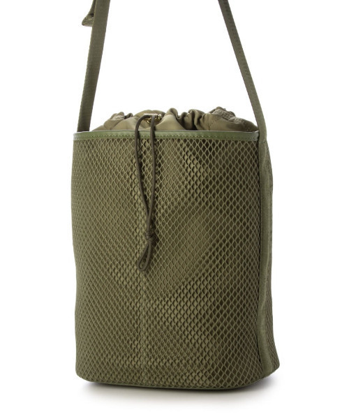 kakatoo（カカトゥ）の「カカトゥ kakatoo / メッシュバゲットショルダーバッグ（ショルダーバッグ・レディース・カーキ/ブラック・FREE）」の11枚目の写真