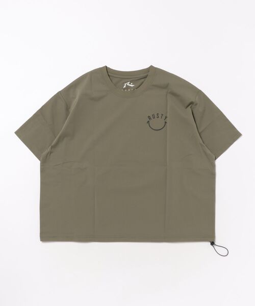 RUSTY/ラスティー ラッシュガード UVケア 水陸両用 半袖ラッシュ