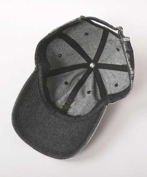 CA4LA（カシラ）の「C VINTAGE CAP（キャップ・メンズ・ブラック/ホワイト・ONESIZE）」の6枚目の写真