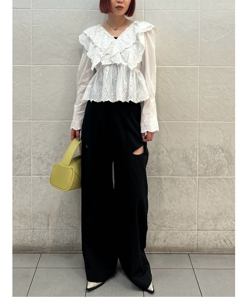SLY SIDE HOLE STRAIGHT サイドホール ストレート パンツ SLY | SIDE HOLE STRAIGHT パンツ (パンツ ) |SHEL'TTER WEBSTORE