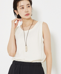 qualite | トルコサテンノースリーブ(Tシャツ/カットソー)