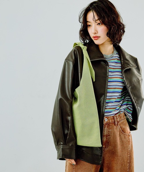 LEPSIM（レプシィム）の「ラメリボンワンショルダー　290381（ショルダーバッグ・レディース・シルバー/イエロー/ブラック・ONE SIZE）」の20枚目の写真
