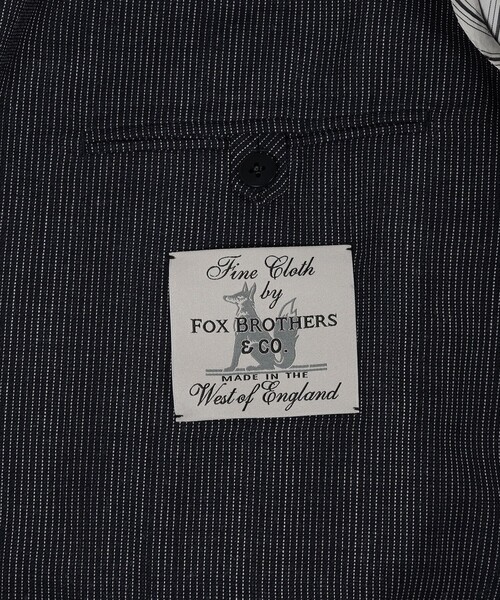 TOMORROWLAND （トゥモローランド）の「ウール ダブルブレステッド4Bジャケット FOX AIR（テーラードジャケット・メンズ・ネイビー/ブラウン系その他・50/44/46/48）」の13枚目の写真