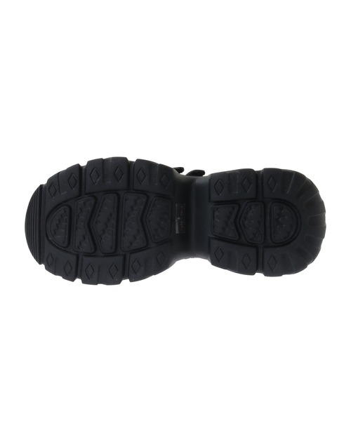 Green Parks(グリーンパークス)の「・richblue パフバレースニーカー(スニーカー・レディース・ブラック・S/M/LL/L)」の4枚目の写真