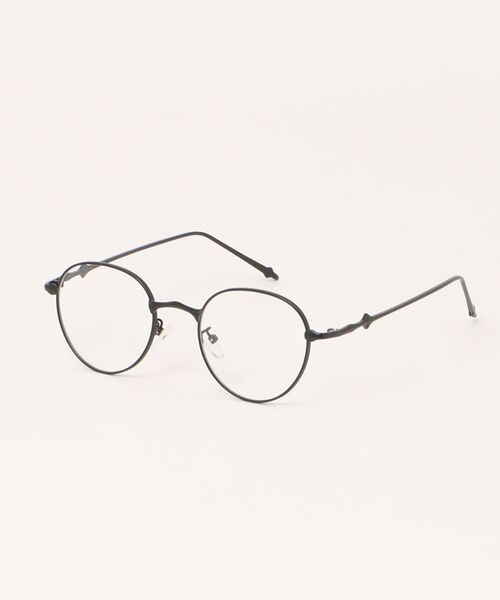 BARELY BLUE（ベアリーブルー）の「【 BARELY BLUE / ベアリーブルー 】 細フチ スパーク デザイン クリア レンズ メガネ（メガネ・レディース・ブラック/シルバー/ゴールド・FREE）」の12枚目の写真