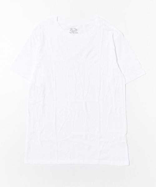 FRUIT OF THE LOOM(フルーツオブザルーム)の「【RS】【FRUIT OF THE LOOM】天竺TC Tシャツ【3枚セット】(Tシャツ/カットソー・レディース・ブラック/ホワイト・X-LARGE/LARGE/MEDIUM)」の4枚目の写真