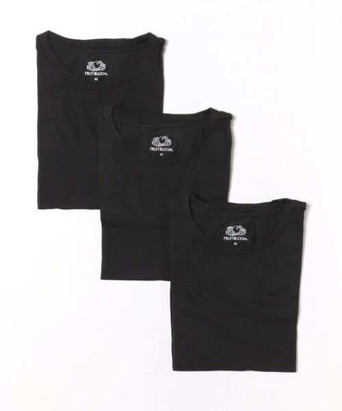 FRUIT OF THE LOOM(フルーツオブザルーム)の「【RS】【FRUIT OF THE LOOM】天竺TC Tシャツ【3枚セット】(Tシャツ/カットソー・レディース・ブラック/ホワイト・X-LARGE/LARGE/MEDIUM)」の6枚目の写真