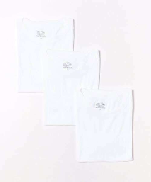 FRUIT OF THE LOOM(フルーツオブザルーム)の「【RS】【FRUIT OF THE LOOM】天竺TC Tシャツ【3枚セット】(Tシャツ/カットソー・レディース・ブラック/ホワイト・X-LARGE/LARGE/MEDIUM)」の7枚目の写真