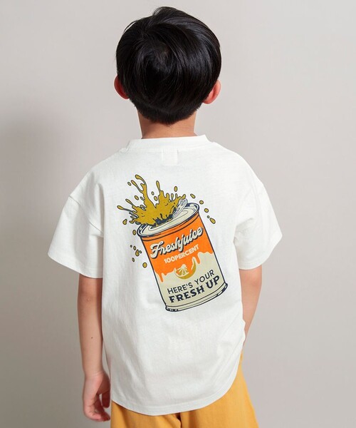 DRC branshes(ディーアールシーブランシェス)の「【DRC/綿100%】アソートグラフィック半袖Tシャツ(Tシャツ/カットソー・キッズ・アイボリー/マスタード/その他2/その他1/カラフル/コバルトブルー/フューシャピンク/ベージュ/ブラック/ホワイト/チャコールグレー/オレンジ・130/140/150/160/90/100/110/120)」の11枚目の写真