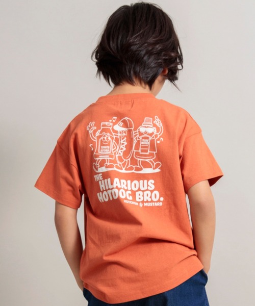 DRC branshes(ディーアールシーブランシェス)の「【DRC/綿100%】アソートグラフィック半袖Tシャツ(Tシャツ/カットソー・キッズ・アイボリー/マスタード/その他2/その他1/カラフル/コバルトブルー/フューシャピンク/ベージュ/ブラック/ホワイト/チャコールグレー/オレンジ・130/140/150/160/90/100/110/120)」の9枚目の写真