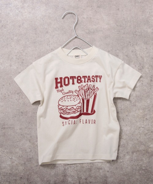 DRC branshes(ディーアールシーブランシェス)の「【DRC/綿100%】アソートグラフィック半袖Tシャツ(Tシャツ/カットソー・キッズ・アイボリー/マスタード/その他2/その他1/カラフル/コバルトブルー/フューシャピンク/ベージュ/ブラック/ホワイト/チャコールグレー/オレンジ・130/140/150/160/90/100/110/120)」の2枚目の写真