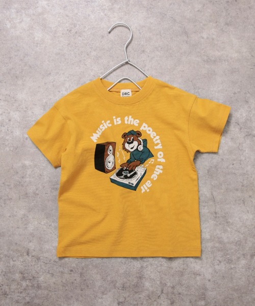 DRC branshes(ディーアールシーブランシェス)の「【DRC/綿100%】アソートグラフィック半袖Tシャツ(Tシャツ/カットソー・キッズ・アイボリー/マスタード/その他2/その他1/カラフル/コバルトブルー/フューシャピンク/ベージュ/ブラック/ホワイト/チャコールグレー/オレンジ・130/140/150/160/90/100/110/120)」の7枚目の写真
