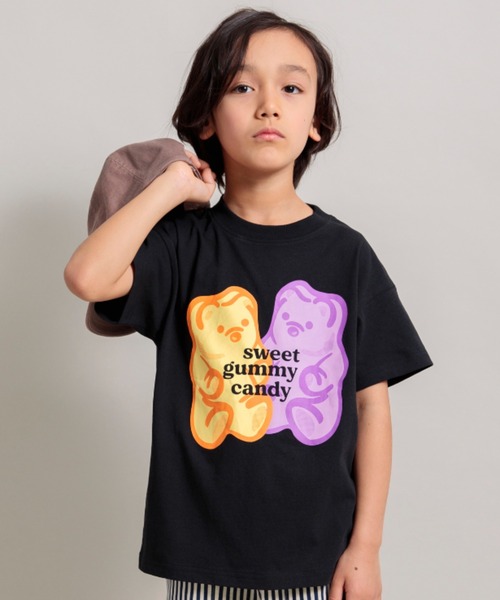 DRC branshes(ディーアールシーブランシェス)の「【DRC/綿100%】アソートグラフィック半袖Tシャツ(Tシャツ/カットソー・キッズ・アイボリー/マスタード/その他2/その他1/カラフル/コバルトブルー/フューシャピンク/ベージュ/ブラック/ホワイト/チャコールグレー/オレンジ・130/140/150/160/90/100/110/120)」の3枚目の写真
