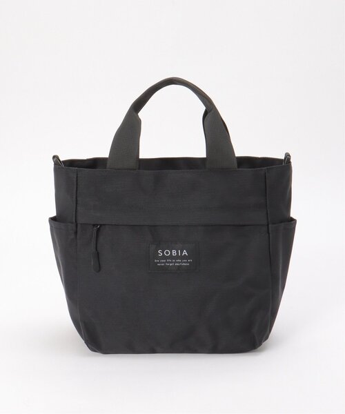 LBC(エルビーシー)の「撥水ナイロンミニトートバッグ(トートバッグ・レディース・ブラック/ベージュ/グレー・FREE)」の16枚目の写真