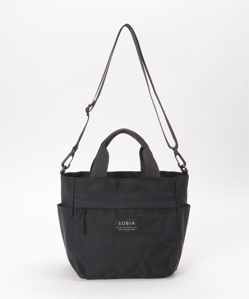 LBC(エルビーシー)の「撥水ナイロンミニトートバッグ(トートバッグ・レディース・ブラック/ベージュ/グレー・FREE)」の17枚目の写真