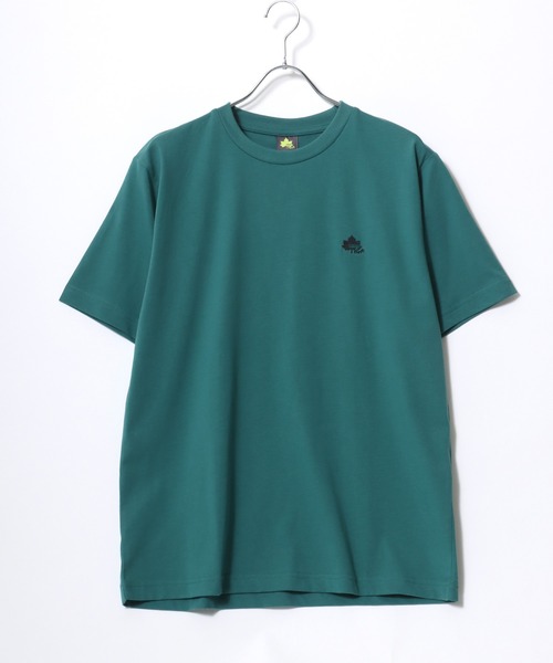 LOGOS（ロゴス）の「2026SS LOGOS/ロゴス 吸汗速乾 ワンポイント刺繍 半袖Tシャツ レディース メンズ（Tシャツ/カットソー・メンズ・ベージュ/ネイビー/オフホワイト/グリーン/キャメル/ブルーグリーン/スミクロ/オレンジ/カーキ/ワイン/サンドベージュ・LL/M/L）」の16枚目の写真