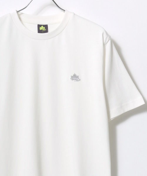 LOGOS（ロゴス）の「2026SS LOGOS/ロゴス 吸汗速乾 ワンポイント刺繍 半袖Tシャツ レディース メンズ（Tシャツ/カットソー・メンズ・ベージュ/ネイビー/オフホワイト/グリーン/キャメル/ブルーグリーン/スミクロ/オレンジ/カーキ/ワイン/サンドベージュ・LL/M/L）」の15枚目の写真