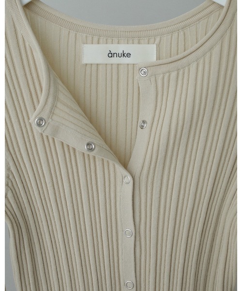 Anuke アンヌーク　Cachecoeur Knit Cardigan Cachecoeur Knit Cardigan（カーディガン/ボレロ）｜anuke