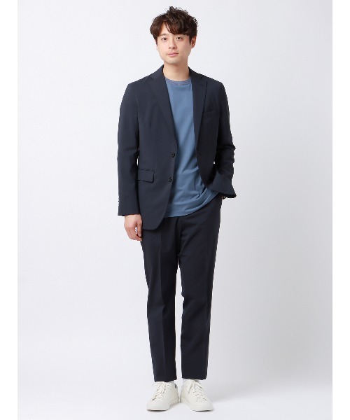 SUIT SQUARE（スーツスクエア）の「最高パンツ テーパードパンツ ウォッシャブル NON IRON ストレッチ RS07-S セットアップ（スーツパンツ・メンズ・ネイビー系/グレー系・5L/4L/3L/LL/L/M/S）」の8枚目の写真