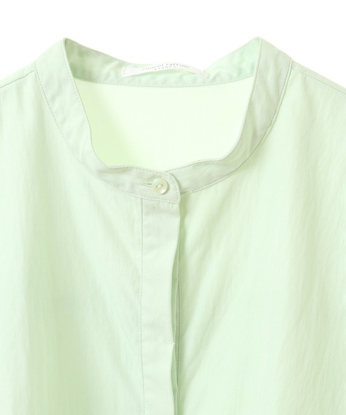 Green　Parks（グリーンパークス）の「イージーケア比翼フライヨークチュニック（チュニック・レディース・オフホワイト/ブラック/ベージュ/グリーン系その他3・FREE）」の15枚目の写真