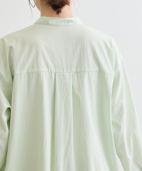 Green　Parks（グリーンパークス）の「イージーケア比翼フライヨークチュニック（チュニック・レディース・オフホワイト/ブラック/ベージュ/グリーン系その他3・FREE）」の20枚目の写真