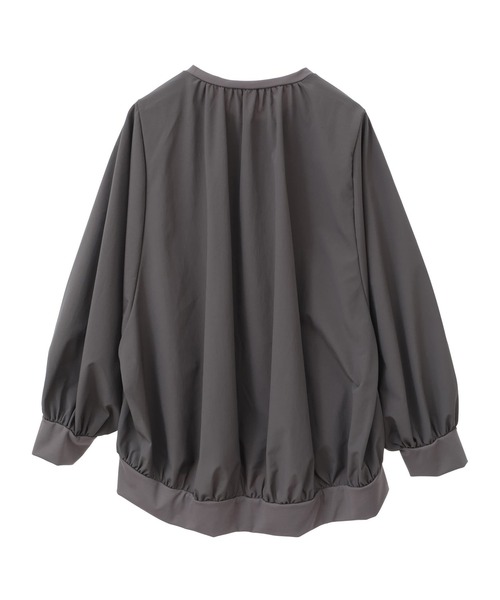 Tiara(ティアラ)の「ドルマンタフタコンビトップス(セットアップ可)(Tシャツ/カットソー・レディース・モカ/ブラック/ホワイト・FREE)」の17枚目の写真