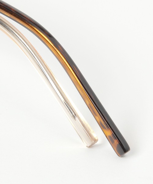 BAYFLOW（ベイフロー）の「[紫外線99%カット]ボストンスモークサングラス（サングラス・レディース・ブラウン/イエロー・FREE）」の10枚目の写真