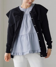 Sono（ソーノ）の「UVカット/吸水速乾【SONO/ソーノ】ファンクショナルニットパピヨンチュニックカーディガン（カーディガン/ボレロ）」