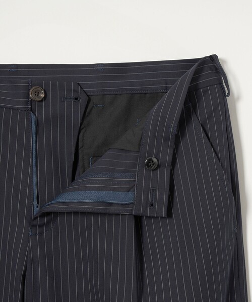 ZOZO限定】ストライプ ワイドスラックス（スラックス）｜UNITED