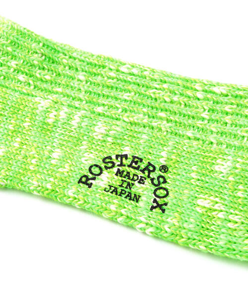 ROSTER SOX（ロスターソックス）の「ROSTER SOX/ロスターソックス  60 RIB NEO SOCKS メンズ レディース（ソックス/靴下・メンズ・ピンク/モスグリーン/イエロー/オレンジ・1/2）」の6枚目の写真