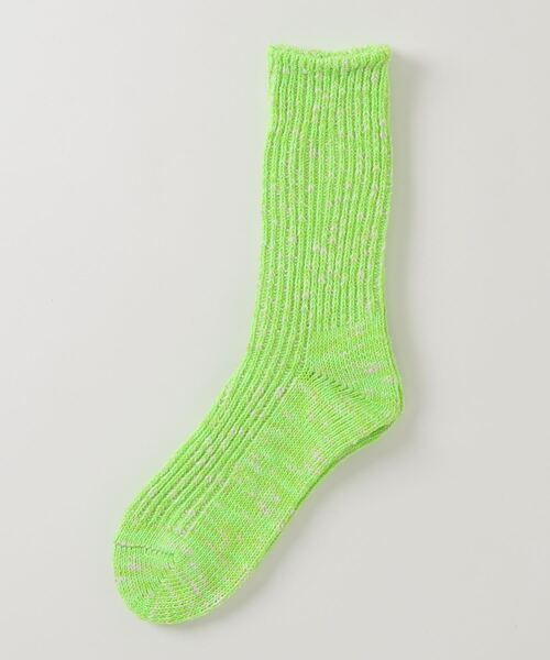 ROSTER SOX（ロスターソックス）の「ROSTER SOX/ロスターソックス  60 RIB NEO SOCKS メンズ レディース（ソックス/靴下・メンズ・ピンク/モスグリーン/イエロー/オレンジ・1/2）」の5枚目の写真